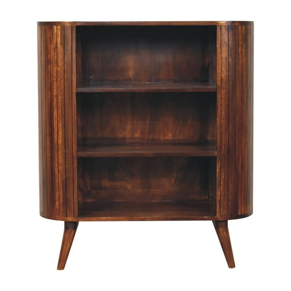 Lesuto Cortez Chestnut Open Cabinet - Nordic Style, Wood, 1 Drawers