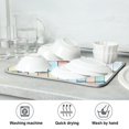thumbnail image 7 of Yayeee Dish Drying Mat for Kitchen Counter 16"x18" Microfiber Absorbent Pad, Small Pastel Pattern, 7 of 7