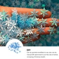 thumbnail image 4 of Miangastore 2 Bags 600pcs Christmas Snowflake Pieces Christmas Party Snowflake Confetti, 4 of 8