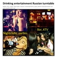 thumbnail image 4 of Juego de bebidas para fiestas, juego de beber con ruleta, plato giratorio para bebidas, juego de beber con 16 vasos de chupito, Rusia, 4 of 6