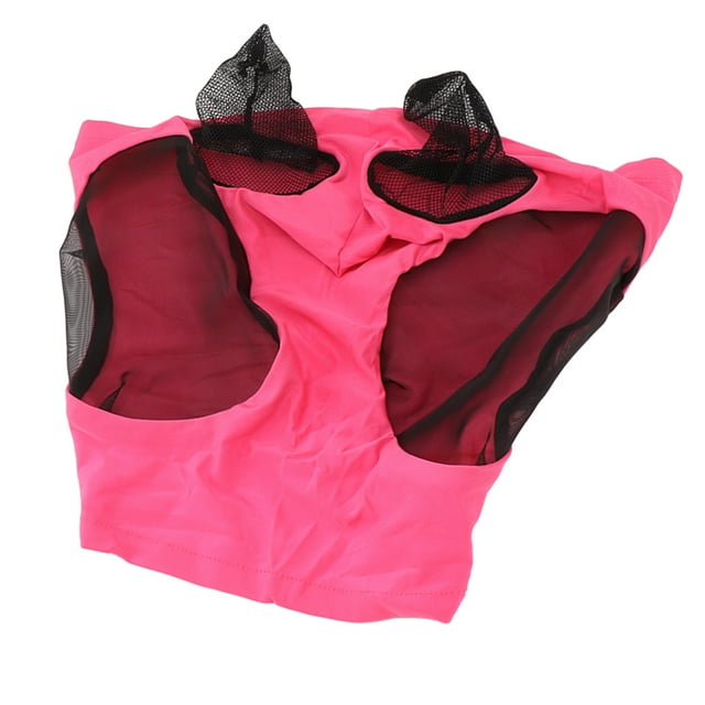 Horse Fly Stretchable Breathable Mesh Anti UV Protection with Ears Ergonomic Design for Short Legged Ponies, Arab, Cob, and Small Quarter Horses
