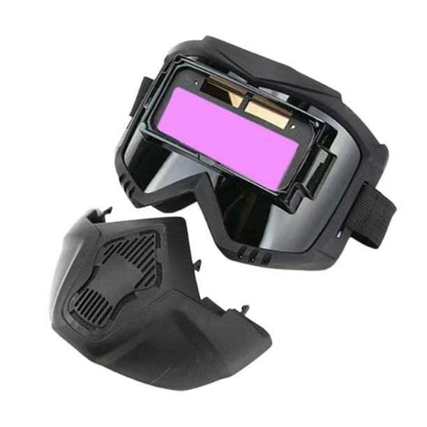 Máscara de soldadura de luz variable automática Cubierta de cara completa ajustable para Tig Mig Mig Black Color Accessory Multipururo