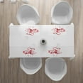 thumbnail image 3 of Ambesonne Flamingo Place Mats Set of 4, Lovers Kissing, Standard Size, Dark Coral White, 3 of 4
