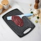 thumbnail image 5 of Juego de tablas de cortar de plástico extragrandes de 3 tamaños | Aptas para lavavajillas | Tablas de cocina para carne y verduras | Antideslizantes con ranuras, zona de afilado y mango de fácil, 5 of 7