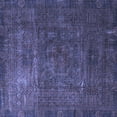 thumbnail image 1 of Ahgly Company Machine Washable Indoor Square Oriental Blue Modern Area Rugs, 4' Square, 1 of 4