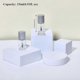 thumbnail image 2 of 10pcs 15ml Empty Nail Polish Bottles with Brush Column Nail Polish Bottle with Silver Lid Refillable Clear Glass Bottle For Nail Art Lovers Suitable f, 2 of 5