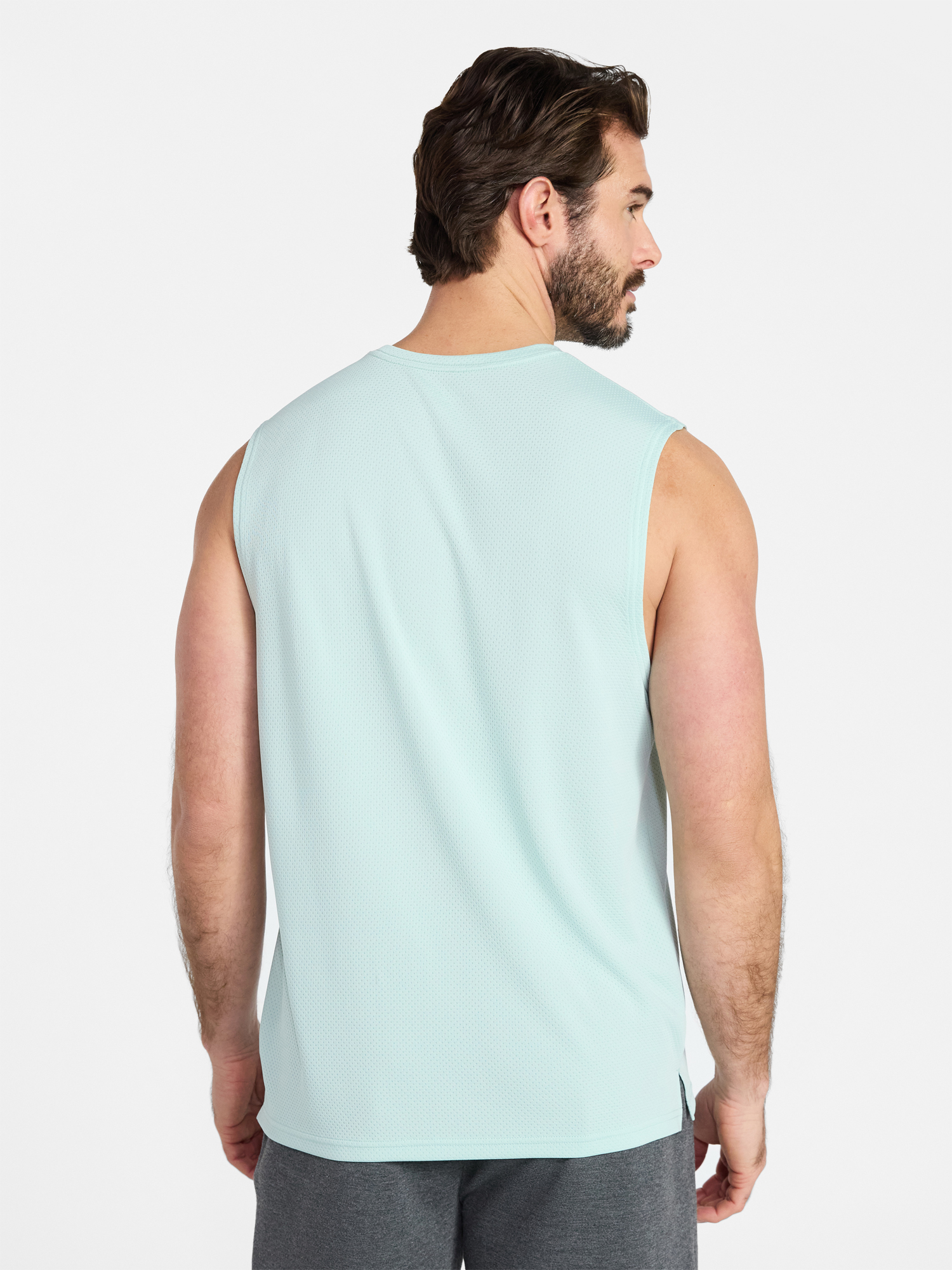 Athletic Works Men’s Sleeveless Mesh Muscle Tee, Sizes XS-5XL