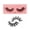 #106, variant on 3d False Eyelashes, Natural And Thick Eyelashes, Natural false eyelashes Fluffy Wispy Eyelashes, Eyelash Extensio makeup - Color#100