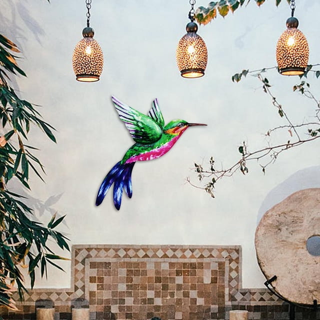 escultura de Arte de pared de colibrí Sharpla Arte de la pared del colibrí