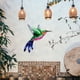 thumbnail image 3 of Decoración de pared de colibrí, estatua de colibrí de metal, adorno colgante, arte de pared de pájaro Verde, 3 of 9