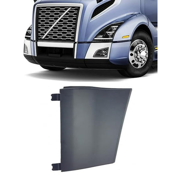 TORQUE Center Bumper Side Cover Driver Left Side for 2018  Volvo VNL Trucks (2019 2020 2021 2022 2023)