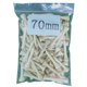 thumbnail image 1 of Fiudx Tees de Golf, Diseño de Madera Ecológico, Alturas Versátiles de 42/54/70/83 Mm, Mayor Precisión y Distancia, Ideales para Practicar o Jugar En Torneos, Ideales para Todos Los Golfistas, Paquete, 1 of 6