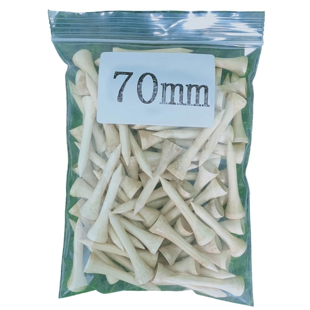 Fiudx Tees de Golf, Diseño de Madera Ecológico, Alturas Versátiles de 42/54/70/83 Mm, Mayor Precisión y Distancia, Ideales para Practicar o Jugar En Torneos, Ideales para Todos Los Golfistas, Paquete