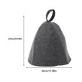 thumbnail image 4 of Cateissary Mujer Gorro de baño Fieltro Absorbente de agua Colgando Salón de casa Spa Viaje Baño Baño Sauna seca Sombrero Cabeza para damas Type4 NO4, 4 of 6