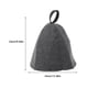 thumbnail image 4 of Bewildely Mujer Gorro de baño Absorbente de agua Colgando Hotel Dorm Spa Viaje Baño Ducha Sauna Sombrero Protector para damas femeninas Gris Type3 NO3, 4 of 6