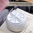 thumbnail image 6 of Mini Portable Turbine Underwear Washer - Fully Automatic Small Washing Machine For Travel & Dormitory, Compact Laundry Tool, Perfect Year of The Horse & Easter Travel Essential, 3.9*2.7in, 6 of 8
