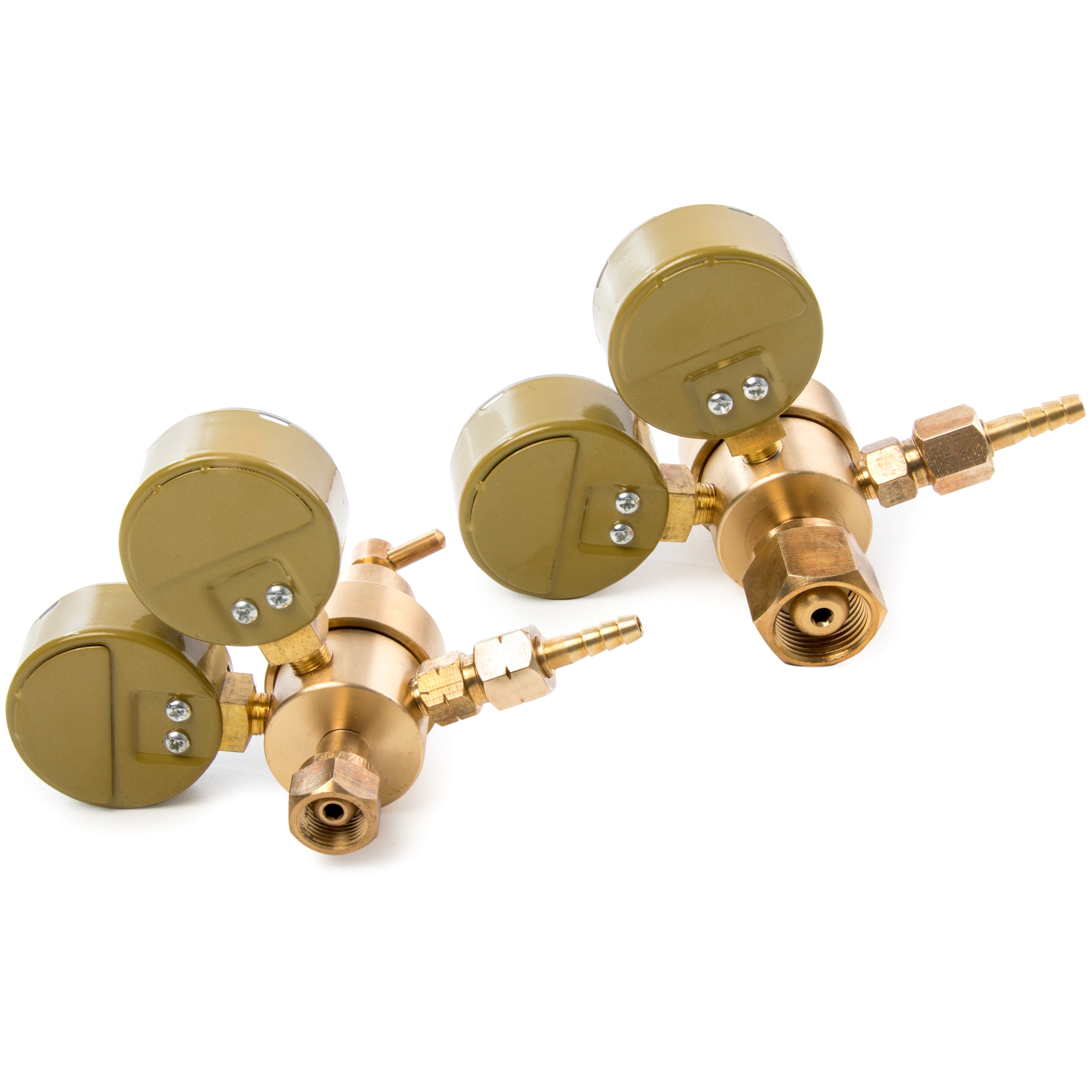 Acetylene Oxygen Gas Welding Regulator Pressure Gauge Fit Victor Solid Brass set