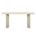 thumbnail image 3 of Harper & Bright Designs Minimalist Wood Console Table with Geometric Legs for Living Room and Hallyway , Beige, 3 of 9