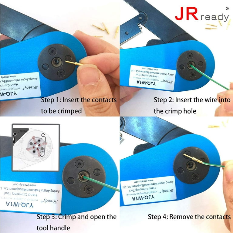 and G125 01 Gauge Kit Systems Miniature Barrel in for Solid Connector 7 Electronic Tool 2 615717 32awg Positioner YJQ Contact and M22520 W1A Crimper Indent ST2060 20 Aviation of Crimp JRready