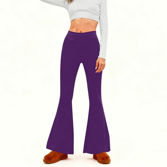 Karight High Waist Stretch Cotton Jersey Full Ankle Leggings Skinny Yoga Pants