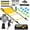 Set1 with Parachute, variant on Speed Agility Training Equipment Set, Agility Ladder 20ft, 12 Football Cones, Resistance Parachute/Soccer Kick Trainer, Jump Rope, 5 Resistance Bands, Football Practice Equipment for Kids Adults