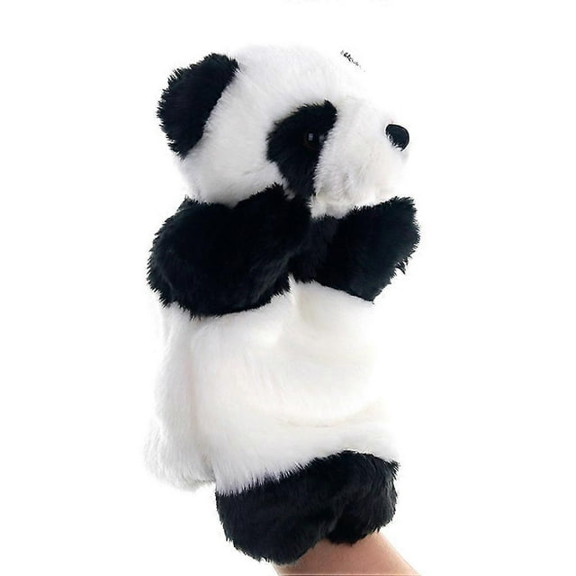 Cute Panda Hand Puppet Toy For Children Imagination Development During Storytelling Activities 1Set