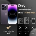 thumbnail image 2 of JETech Case for iPhone 14 Pro Max 6.7-Inch, Heavy Duty Dual-Layer Rugged Protection, Shockproof Protective Tough Phone Cover with Matte Back (Deep Purple), 2 of 6