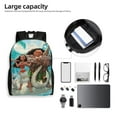 thumbnail image 5 of Moana Backpack Casual Daypack Travel Laptop Backpack Large Capacity Bag Gifts, 5 of 5