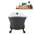 thumbnail image 5 of 55" Streamline N355ORB-ORB Clawfoot Tub and Tray With External Drain, 5 of 11