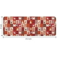 thumbnail image 7 of Red Christmas Patchwork Pattern Kitchen Rug Mat,Kitchen Runner Rugs Non Skid Washable,Decorative Kitchen Floor Mats for Kitchen,Sink,Laundry,17"x47.2", 7 of 7