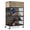 Black & Light brown, variant on HABUTWAY Metal Large Small Animal Cage 5 Levels, 60.0" H Rolling Guinea Pig Cage with Removable Ramps & Double Door, Ferret Cage with Locker