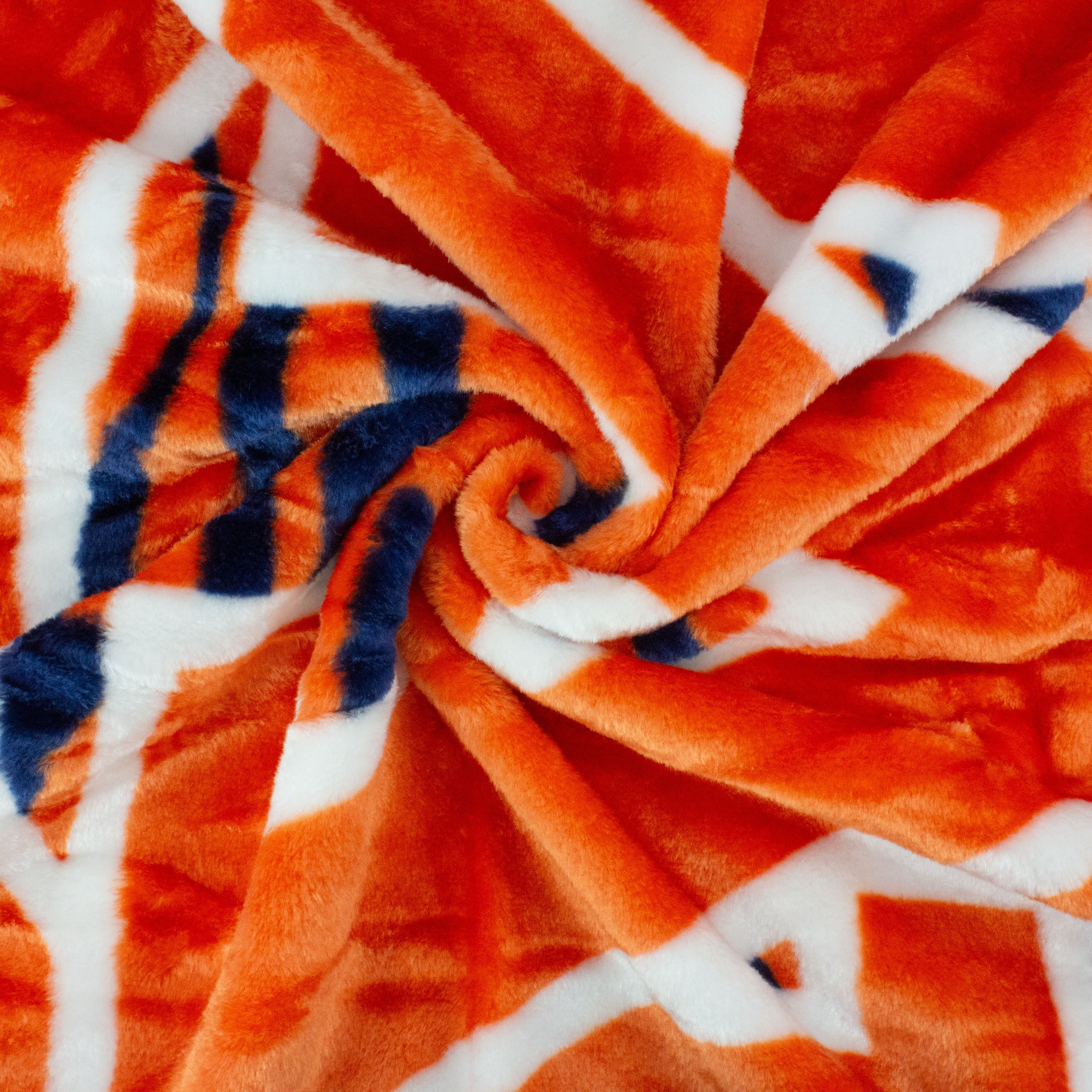 College Covers Everything Comfy Auburn Tigers Soft Raschel Throw Blanket, 60" x 50"