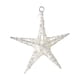 thumbnail image 2 of Adorno Navideño de Estrella de Mar de Hierro | Estrella de Cinco Puntas de Metal Blanco y Plateado para Colgar En La Ventana | Acabado Brillante, Duradero y Resistente Al Óxido | Decoración para Fies, 2 of 6