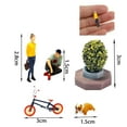 thumbnail image 4 of Figuras en miniatura,Figuras en miniatura pintadas a mano a escala 1/64,Figuras de personas modelo personaje hogar escritorio decoración,1:64 DIY Escena Modelo Street Layout Decoración,Modelo perfke Figuras en miniatura, 4 of 9