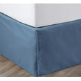 thumbnail image 1 of SGI Bedding 12 Inch Pleated Bed Skirt | Microfiber Bed Skirt | Fade Resistant, Wrinkle Free, Anti-static, Decorative, Extra Storage Space, Clutter-Free | California King, Mediterranean Blue, 1 of 5