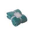 thumbnail image 2 of Soft Flannel Blanket Cozy Warm Washable Fuzzy Cover for Napping Lounging and Home Decor, Green, 2 of 9