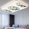 thumbnail image 2 of Fluorescent Light Covers 2 Pack 4x2 ft White Roses Ceiling Light Covers Watercolor Flowers Light Filters for Classroom, Office & Home, Drop Ceiling Light Covers, 2 of 8