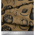 thumbnail image 2 of Soimoi Cotton Poplin Fabric Mix Fruits Printed Fabric 1 Yard 42 Inch Wide, 2 of 3