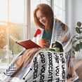 thumbnail image 5 of AISENIN Mothers Day Personalized Gifts for Mom from Daughter Son Custom Blanket Customized Throw Blankets with Photo Mother Gift for Wife from Husband, 5 of 5