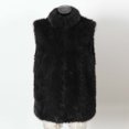 thumbnail image 5 of Women's Faux Fur Vest Winter Warm Thermal Vintage Laple Sleeveless Coat Vest Fashion Casual Loose Solid Color Fluffy Jacket, 5 of 6
