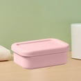 thumbnail image 5 of Sturdy Silicone Soap Box with Leak-Proof Lid & Drainage Sponge, Compact Travel Soap Case for Gym, Home, or Trips, Durable Plastic Soap Container, 5 of 6