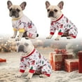 thumbnail image 7 of Christmas Dog Cat Apparel, Winter Holiday Santa C|Ause Apparel Shirt Jumpsuits with Sleeves Soft Warm Pet Clothes for|_Boys_Girls Small Pet Puppies Dog Christmas Gifts(#J03,L), 7 of 7