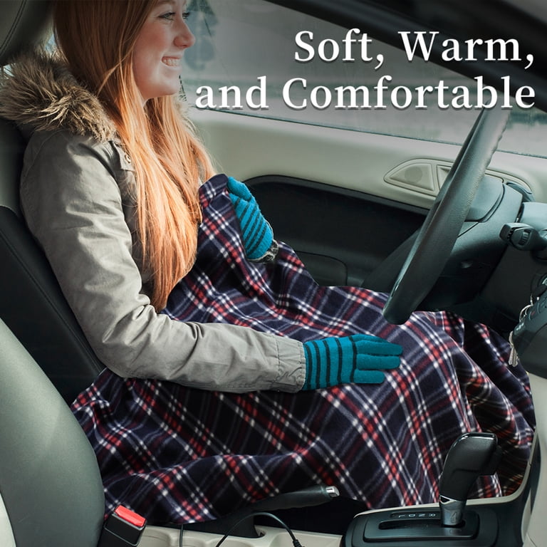Heated Car Blanket 12 Volt Electric Car Blankets with Controller For Timer  & Heat Level 59