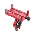thumbnail image 1 of Bunblic Bike Phone Holder Phone Clamp Handlebar Rotatable Bike Accessories Adjustable Metal Clip Riding Cellphone Clip Holder Red, 1 of 8