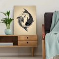 thumbnail image 5 of Floral Silhouette Woman Canvas Print, Suitable for Living Room, Office, Cafe, Hotel Wall Art, 5 of 8