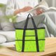 thumbnail image 4 of Bolso para piscina para mujer, Bolso de compras de malla con múltiples bolsillos, Bolso de playa ligera, plegable para juguetes, artículos esenciales para vacaciones, 4 of 5