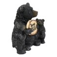 thumbnail image 4 of Whimsical Black Bears Mother With Cubs Holding Mama Bear Knows Best Sign Statue, 4 of 9