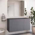 thumbnail image 3 of Modway 48-inch Particleboard and Melamine Wall-Mount Bathroom Vanity, Gray, 3 of 8