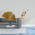 thumbnail image 2 of Esculturas de pared de hojas,Esculturas de pared de hierro forjado con hojas de ginkgo,Escultura de pared con hojas de ginkgo para colgar,Estatua,Bandeja para servir estatuas,decoración del, 2 of 8