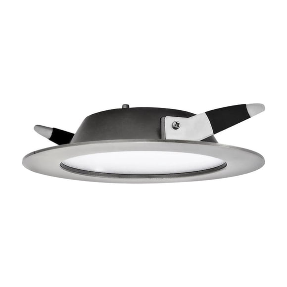 Luminario LED Empotrable Pro Boomer 12W Plata Satin 3000K